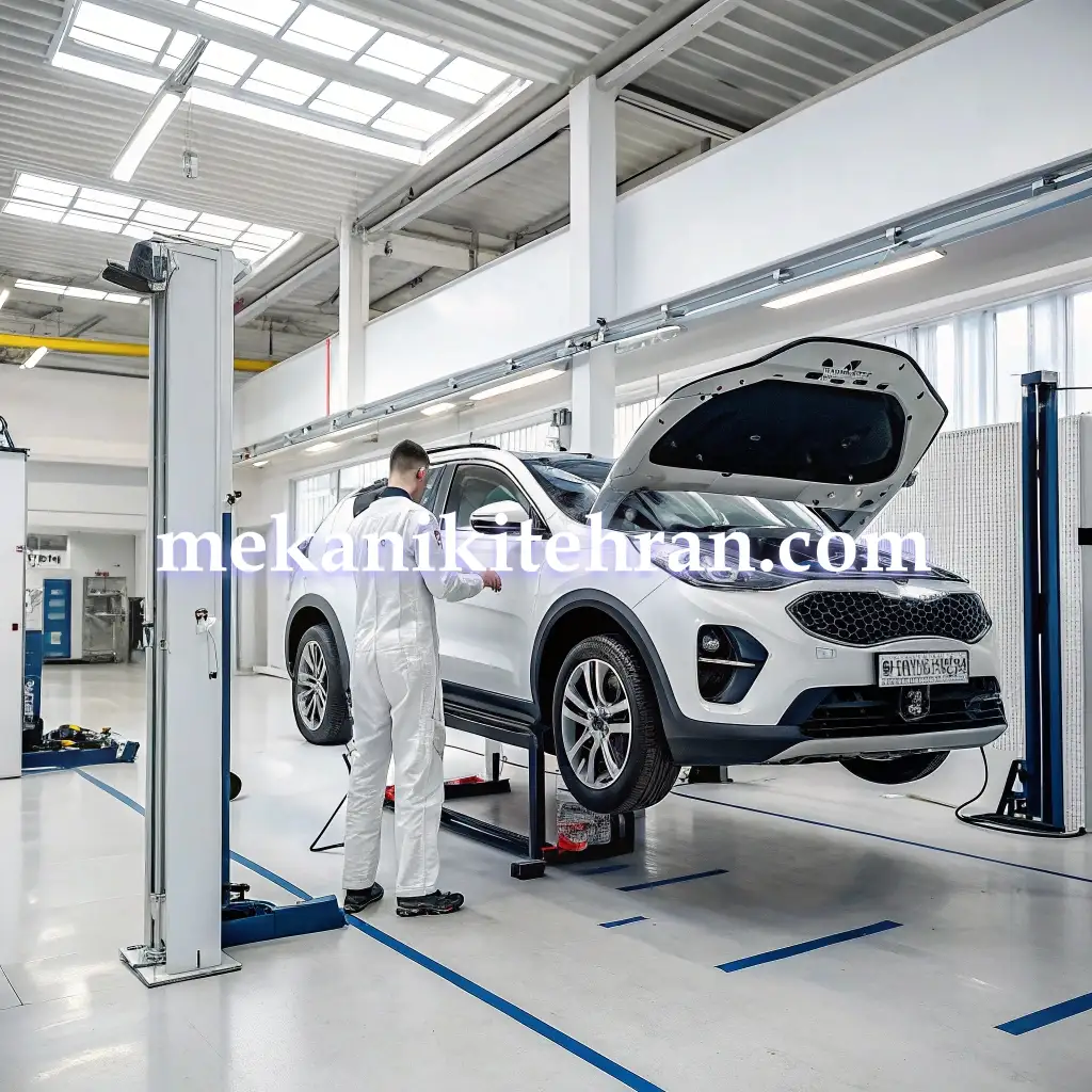 تعمیرگاه استار موتور نمایندگی کیا اسپورتیج در غرب تهران جنت آباد شمالی